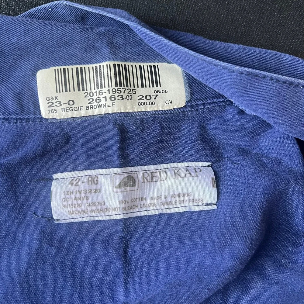 Red Kap Mens 42 Rg Blue Workwear Coveralls Mechanic Suit Jumpsuit Michael Myers